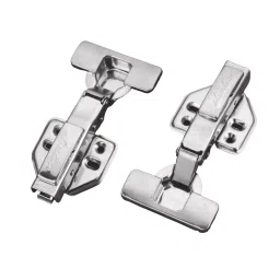 Slimline Clip On Cabinet Hydraulic Auto Hinge 4 Hole Stainless Steel Finish 0 Crank-37