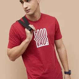 Fame Forever by Lifestyle Graphic Printed Round Neck Cotton T-shirt-picture-37