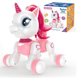 AKN TOYS Unicorn Toys for kids, Remote Control Unicorn Robot Pets, Girl Toys , Kid Little Toddler Birthday Ideas ( Color May Vary)-23