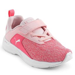 PUMA Casual Shoes with Velcro Closure & Brand Logo Print - Pink-image-16