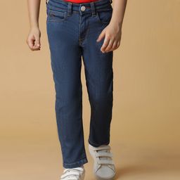 Tales & Stories Denim Solid Slim Fit Jeans - Blue-picture-31
