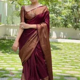 KALINI Woven Design Zari Pure Silk Banarasi Saree-image-72