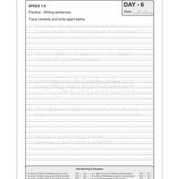 Alphabet Education Speed Writing In Improved Handwriting Comprehensive Course Book - English image 3