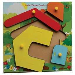 KIDS LOGIC Theme Puzzle Standard Hut - Multicolor image 4