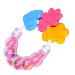 dr. dad Dr Dad BPA Free Silicone Teether with Rattle Handle image 4