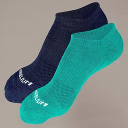 Heelium Men Pack Of 2 Printed Ankle Length Ultra-Soft, Thin & Breathable Socks-image-81