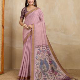 all about you Ethnic Motifs Madhubani Printed Saree-picture-40