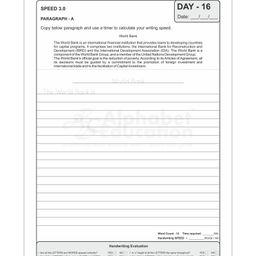 Alphabet Education Speed Writing In Improved Handwriting Comprehensive Course Book - English image 5