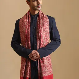 Zamour Men Woven Design Stole-image-26