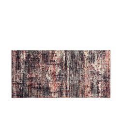 BELLA TRUE Off-White & Black Abstract Digital Printed Rectangular Table Runner image 2