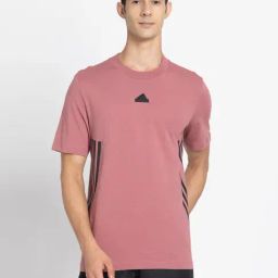 Adidas Red M FI 3S REG T T-Shirt-image-67