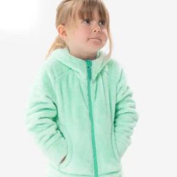 QUECHUA By Decathlon Kids Pale Mint Hiking Fleece Jacket-picture-22