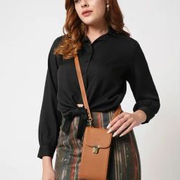 Glo By Globus Tan Medium Mobile Pouch-22