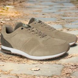 Woodland Men's Khaki Running Shoes-picture-1