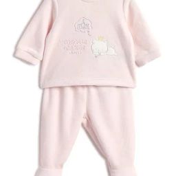 Chicco Girls Light Pink Regular Fit Applique Clothing Set-picture-18