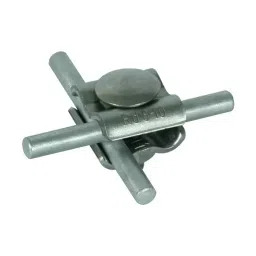 DEHN Universal connector StSt fixing Rod 8-10 mm Range Stainless Steel, 315119-25