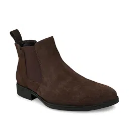 San Frissco Men's Robust Brown Chelsea Boots-image-99