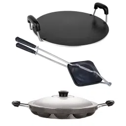 Nirlon Red Aluminium Stain Resistance Kitchen Cooking Combo Essential - Set of 3-27