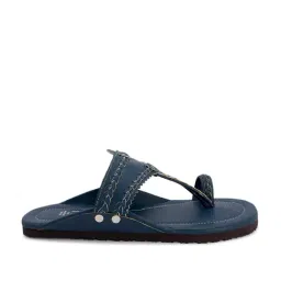 Madras Trunk Men's Desi Blue Toe Ring Sandals-image-57