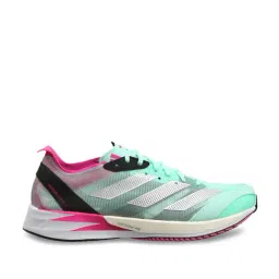 Adidas Women's ADIZERO ADIOS 7 W Green Running Shoes-image-97