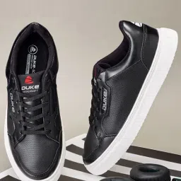 Duke Men's Black Casual Sneakers-image-70