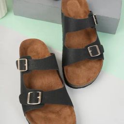 Mozafia Women's Black Slides-image-58