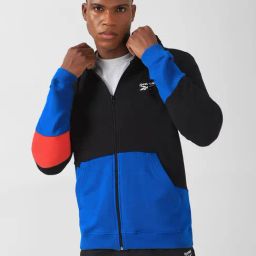 Reebok Black Regular Fit Cotton Hooded Ath Sweatshirt-image-31