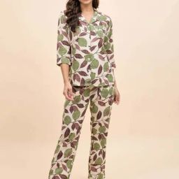Mabish Multicolored Cotton Printed Top Pant Set-picture-19