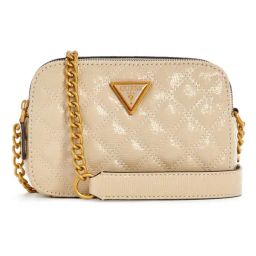 Guess Women Beige Self-Design Crossbody Bag-image-11