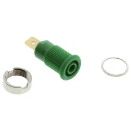 Staubli SOCKET, 4MM, SHROUDED, GREEN, PK5, 23.3060-25 (Pack of 5)-image-84