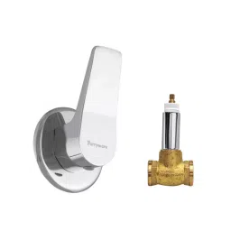 Parryware Aqua Brass Chrome Finish Single Lever Stop Cock with Concealed, G5711A1+G5053A1-picture-29