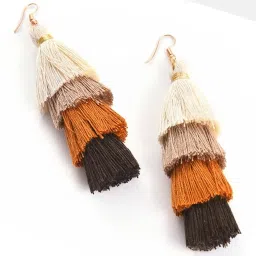 Sohi Gold Plated Designer Drop Earrings image 1