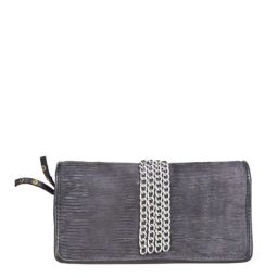 KOMPANERO Helena Black Leather Textured Tri-Fold Wallet-picture-45