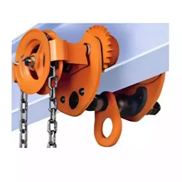 4G Laminates Mild Steel 2000 Kg Capacity Double Fall Geared Traveling Trolley-image-47