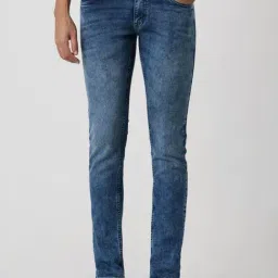 Peter England Blue Skinny Fit Jeans-picture-16