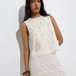 LOV by Westside Off-White Embroidered Cotton Top-picture-37