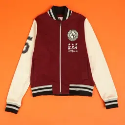Li'l Tomatoes Maroon Regular fit Color Block CoatsJackets-image-7