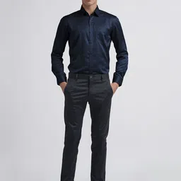 OTTO Men Trim Slim Fit Opaque Casual Shirt-image-45