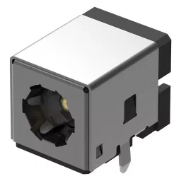 GCT DC POWER JACK, 8A, 20VDC, BLACK, DCJ250-20-B-K1-A-12