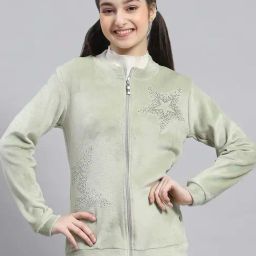 Monte Carlo Kids Green Embellished Full Sleeves Sweatshirt-picture-29
