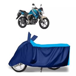Auto Pearl Two Wheeler Cover for Yamaha FZ S FI V 2.0 - Cyan, Blue-image-39