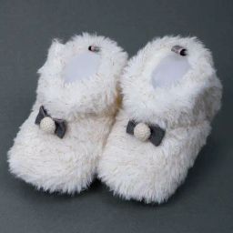 Baby Moo Kids Cream Regular Fit Booties-image-12
