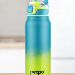 Pexpo Blue & Yellow Stainless Steel Amaze Hot & Cold Vacuum Insulated Water Bottle (740 ml)-picture-33