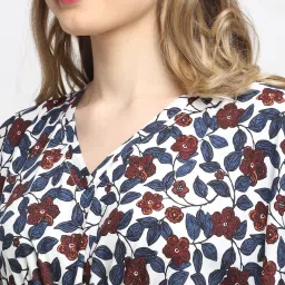 Claura Multicolor Printed Kaftan Nighty image 5