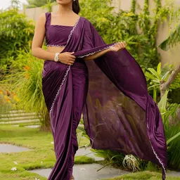 Subham Embellished Beads and Stones Saree-picture-55