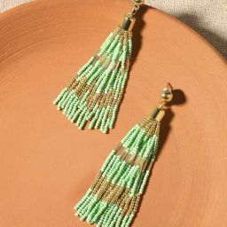 Accessorize London Women's Mint Mixed Tassel Drop Earrings-image-61