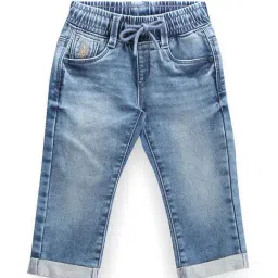 U.S. Polo Assn. Kids Blue Solid Jeans-picture-39