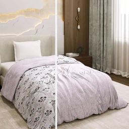 Monte Carlo Do-Daisy Multicolor Cotton Blend Printed Single Bed Dohar-image-56