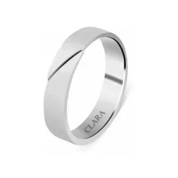 Clara Silver Tone Sterling Silver Little Gap Ring-image-5
