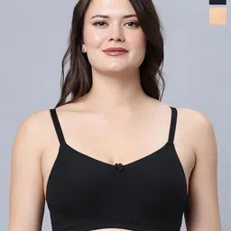 In Care Pack of 2 Solid Full Coverage Bra-picture-5
